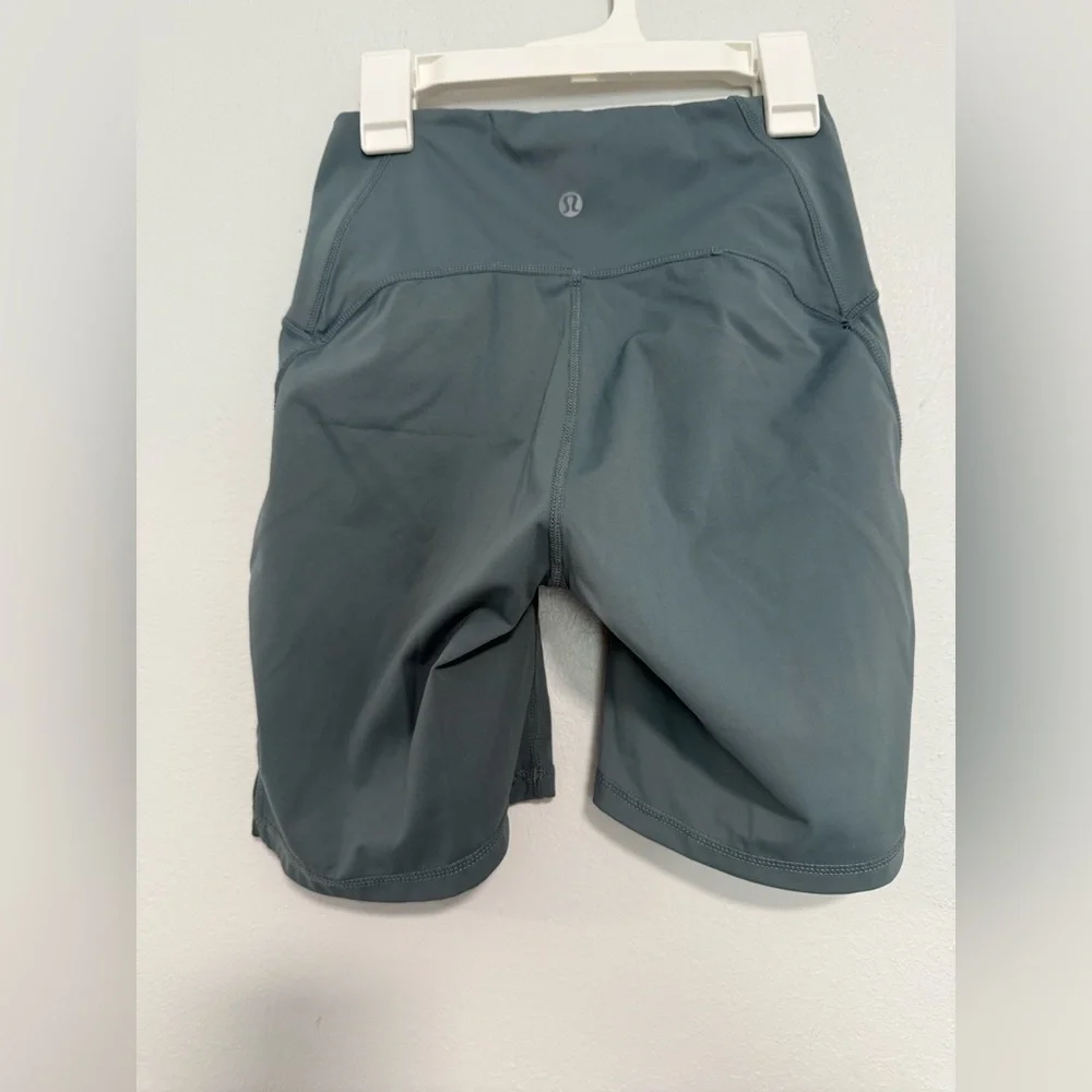 Lululemon Align High-Rise Short 6 Inch Teal Women's Activewear sz 4